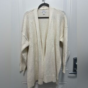 Ivory Wrap Cardigan